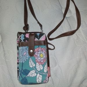 Union Bay Crossbody Flower Wristlet
